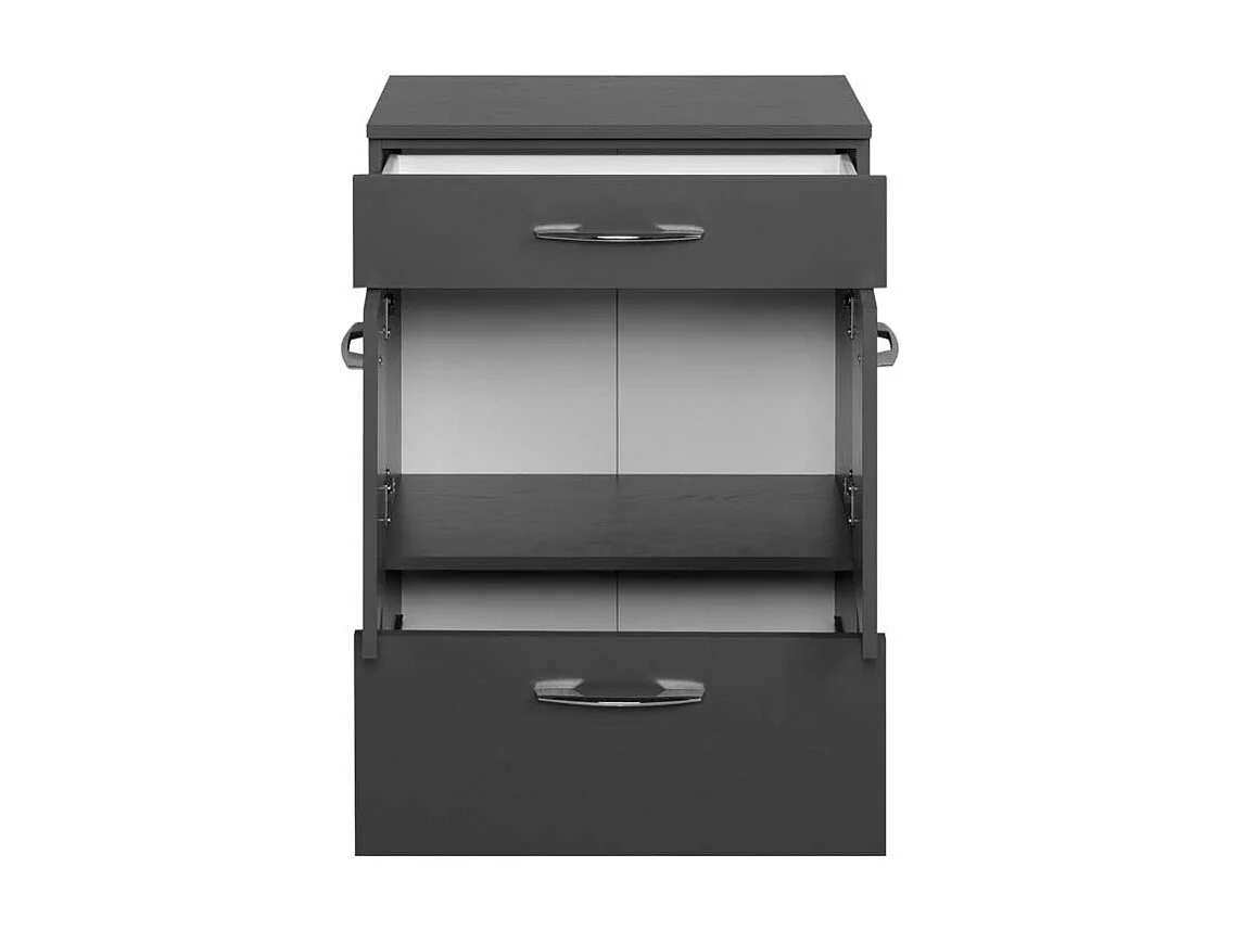 Badschrank in Grau 60 cm breit