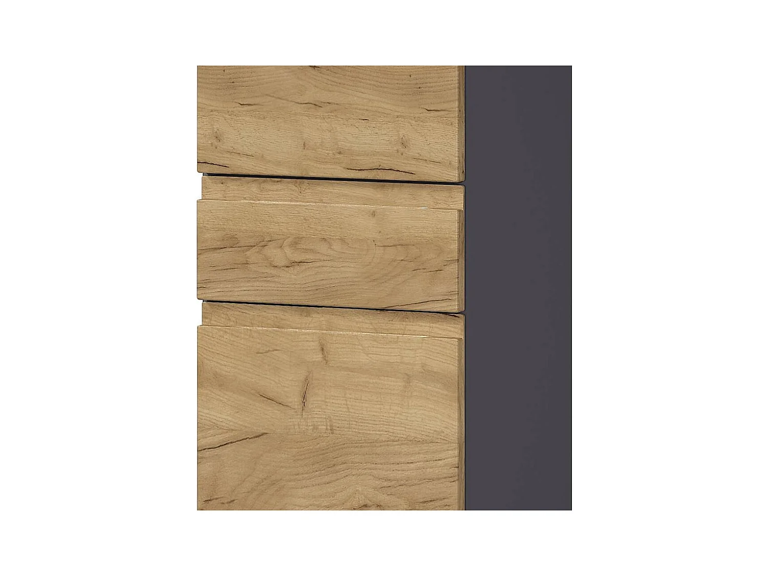 Badschrank Midibadschrank mit einer Schublade und Drehtüren