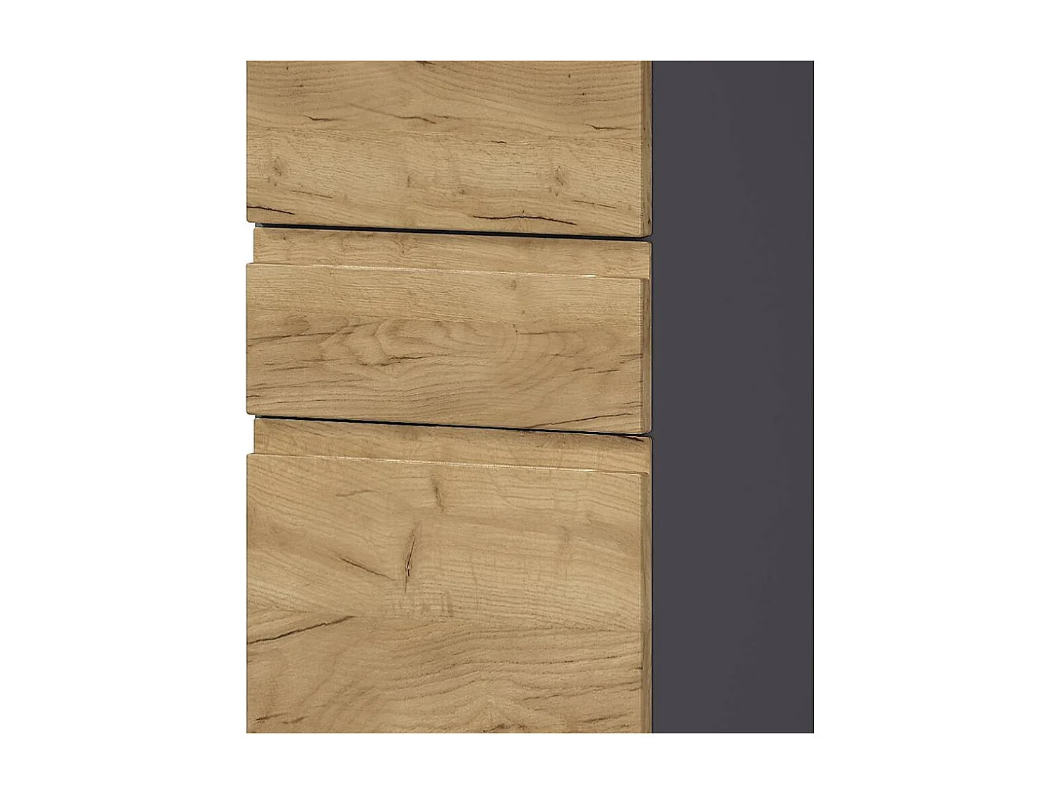 Badschrank Midibadschrank mit einer Schublade und Drehtüren