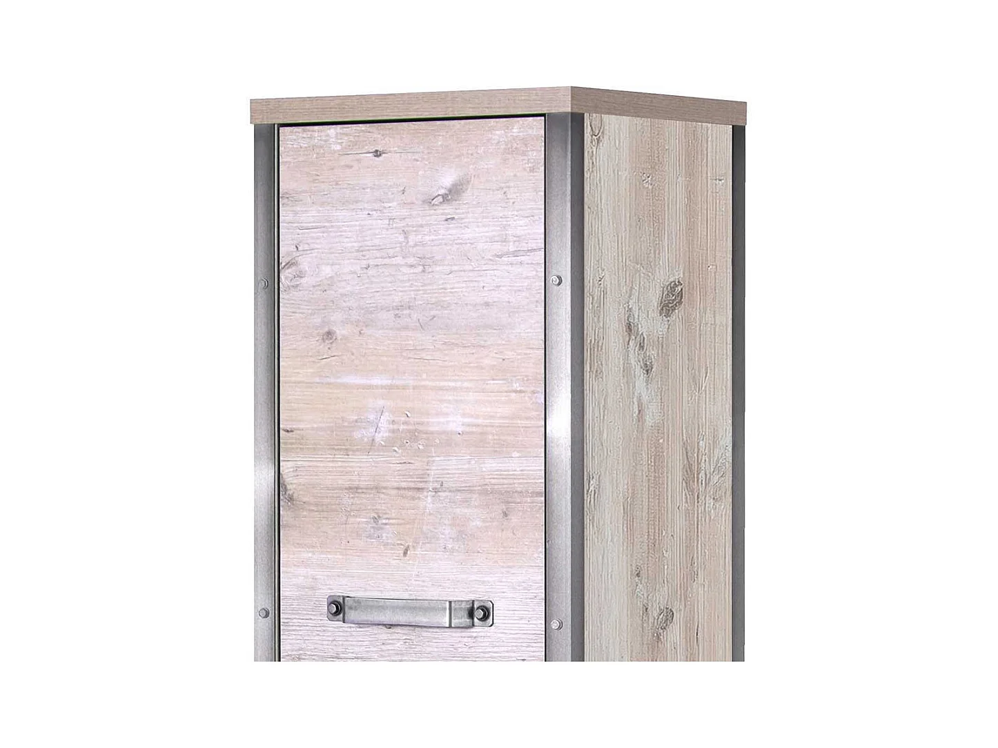 Industry Design Hochschrank in Eiche Grau Nachbildung 35 cm breit