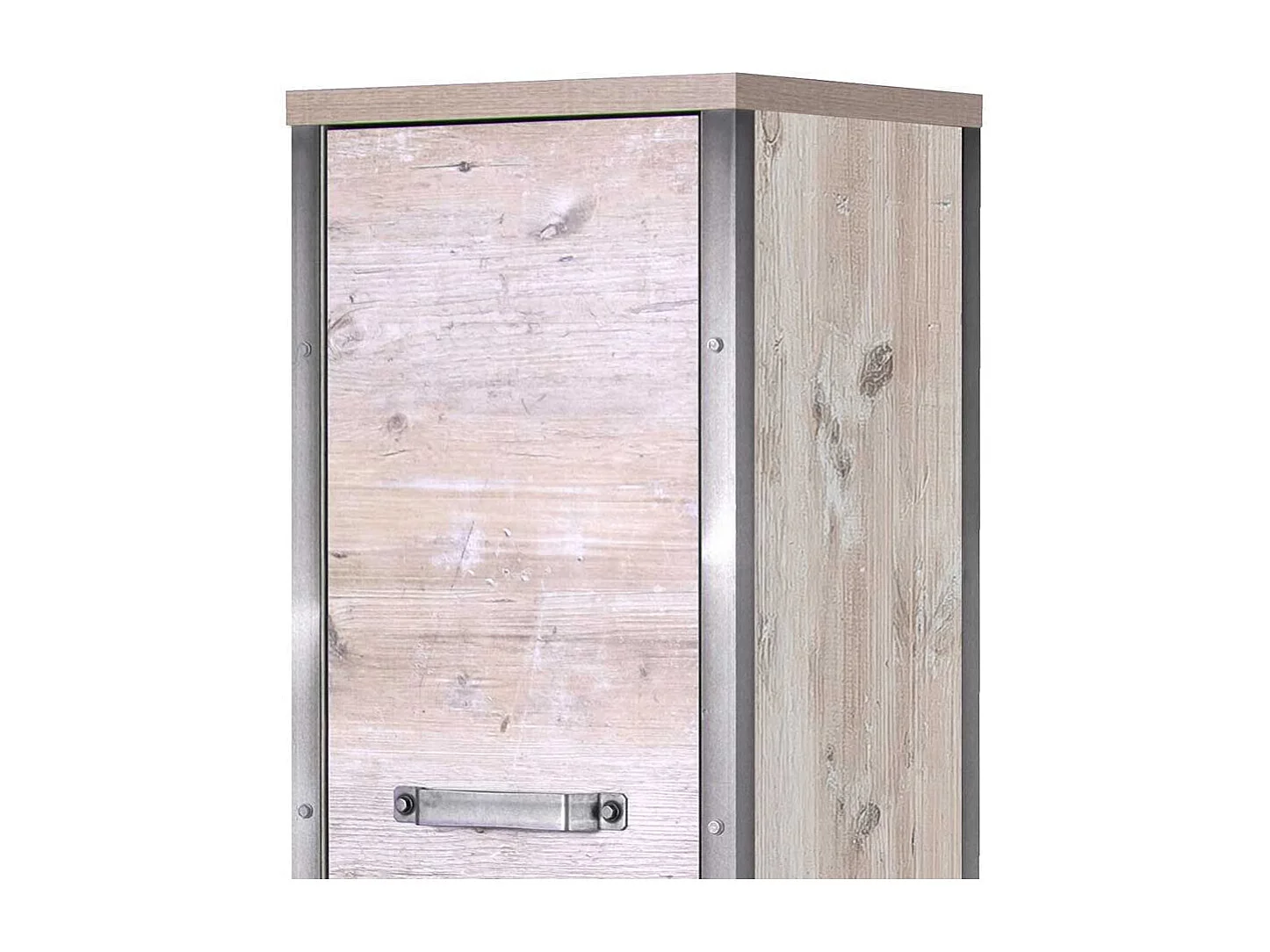 Industry Design Hochschrank in Eiche Grau Nachbildung 35 cm breit