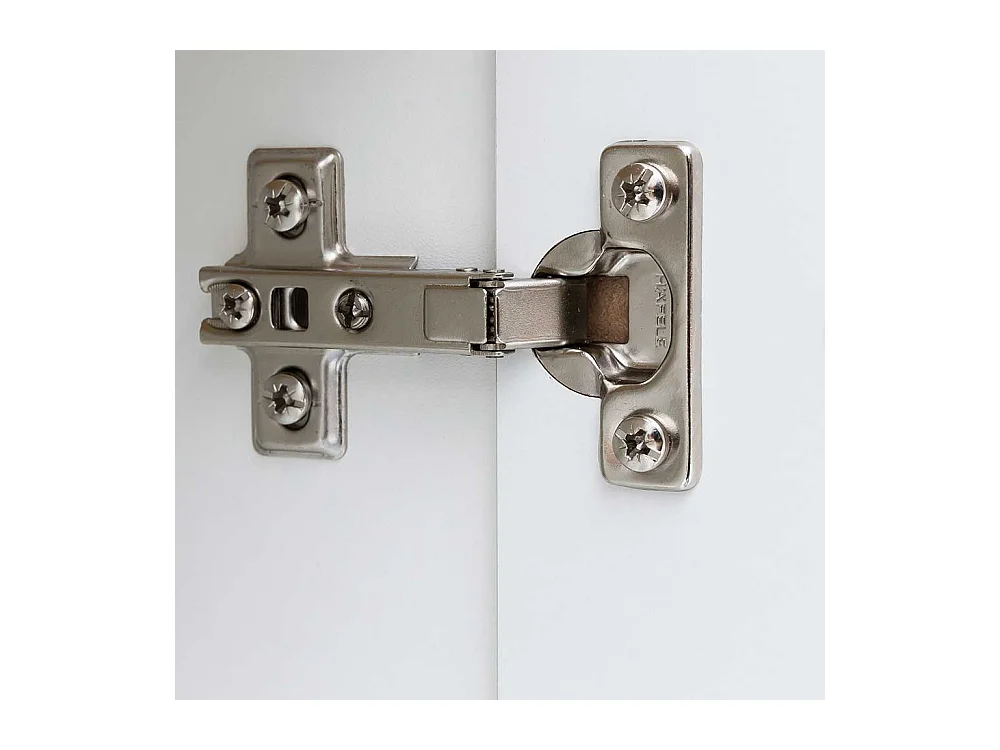 Weißer Bad Hochschrank 180 cm hoch 2-türig