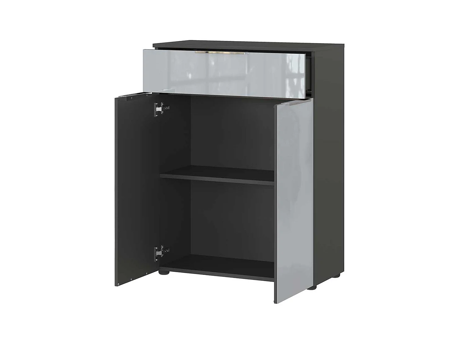 Badezimmer Schrank modern Made in Germany Front glasbeschichtet