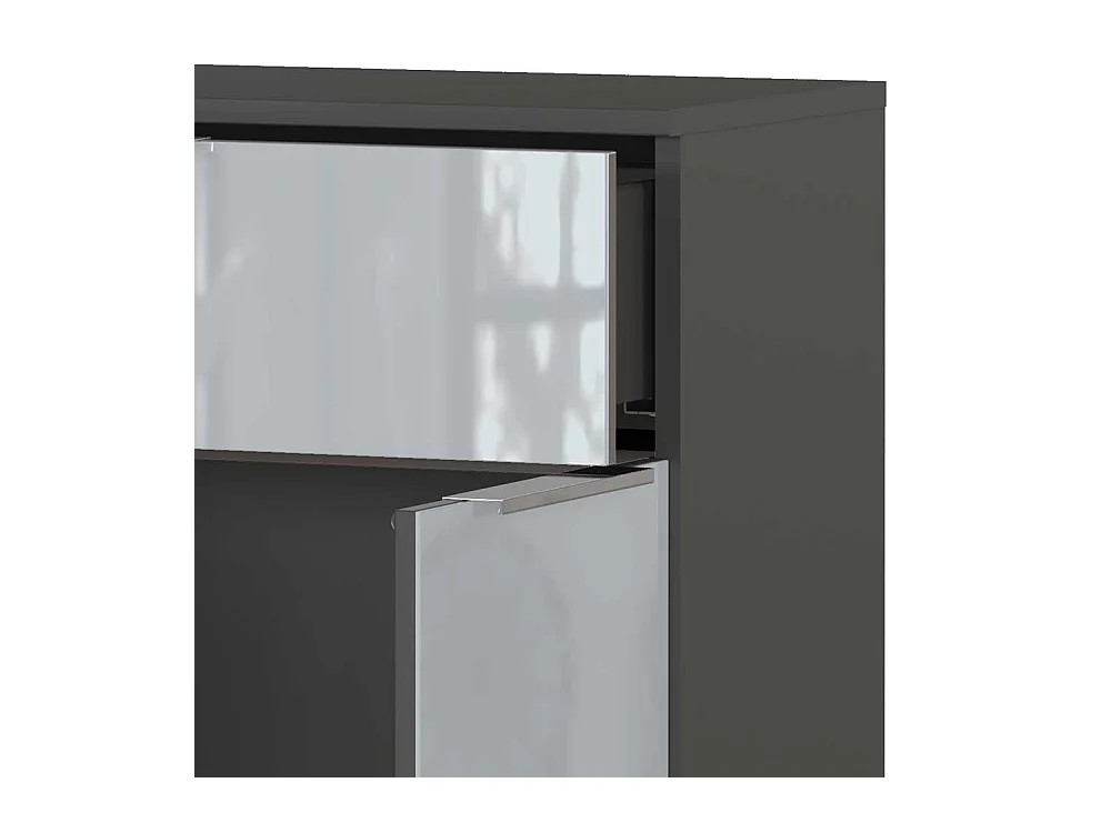 Badezimmer Schrank modern Made in Germany Front glasbeschichtet