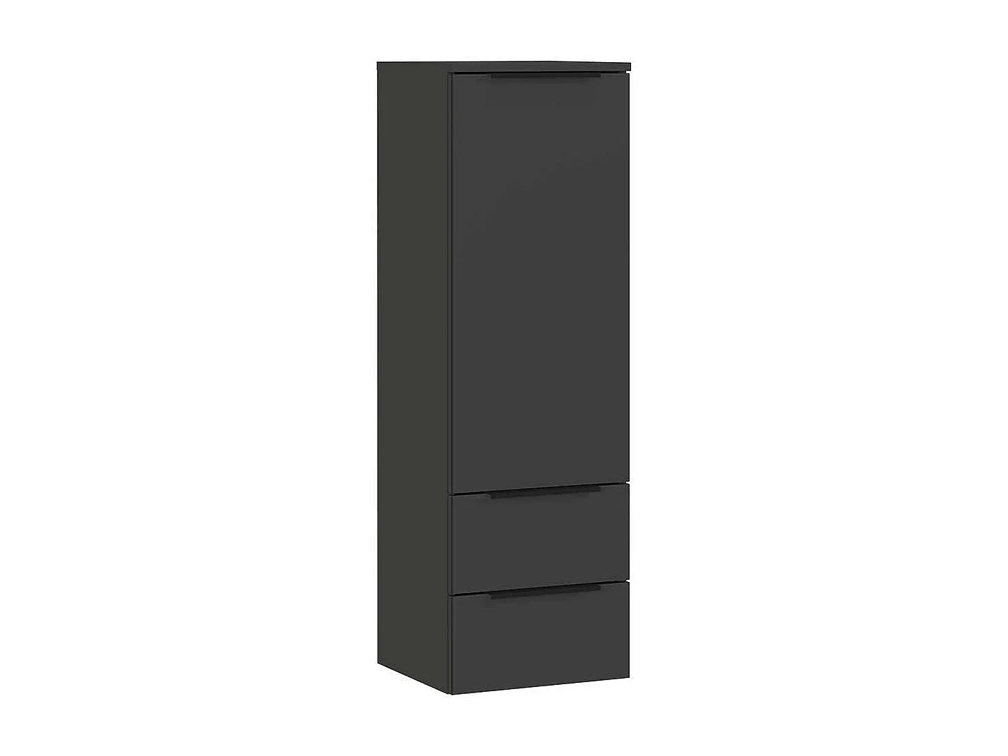 Badezimmer Schrank in Dunkelgrau Made in Germany