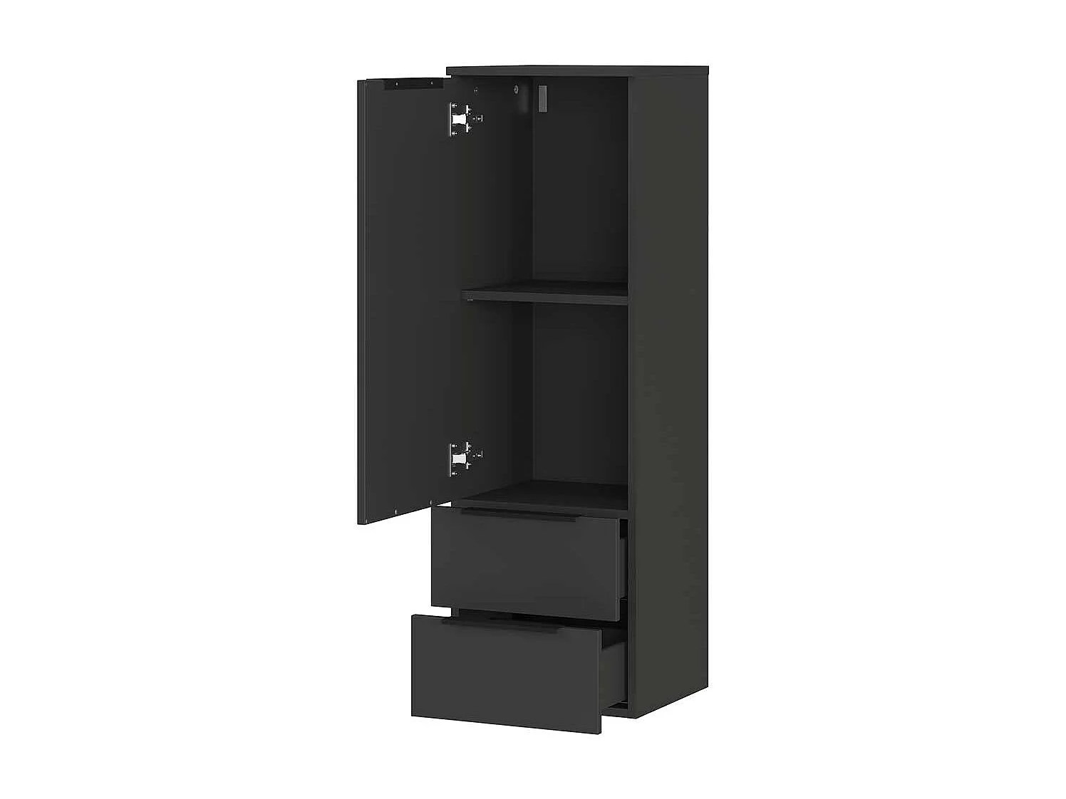 Badezimmer Schrank in Dunkelgrau Made in Germany