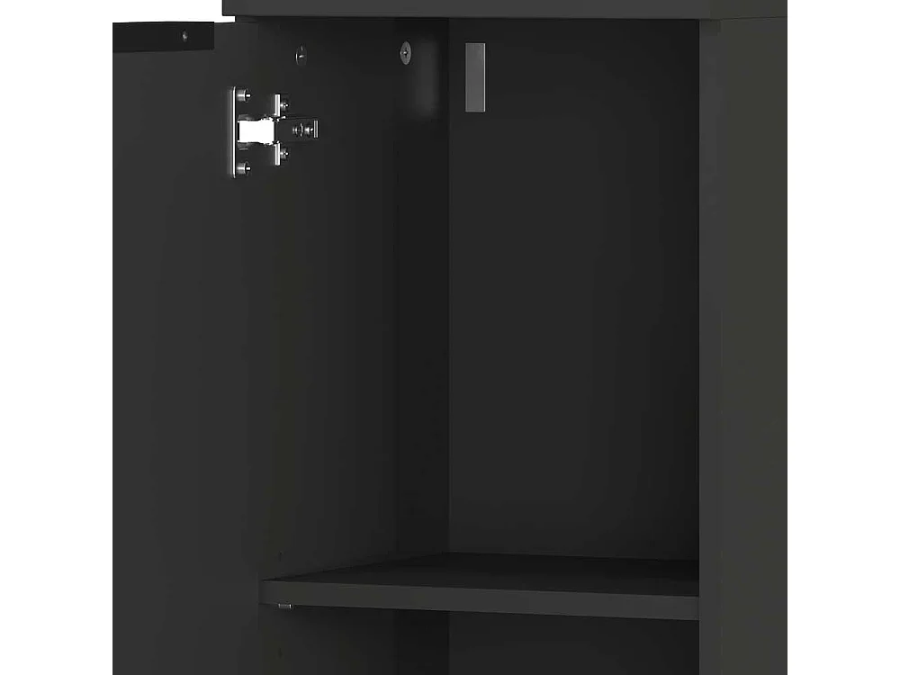 Badezimmer Schrank in Dunkelgrau Made in Germany