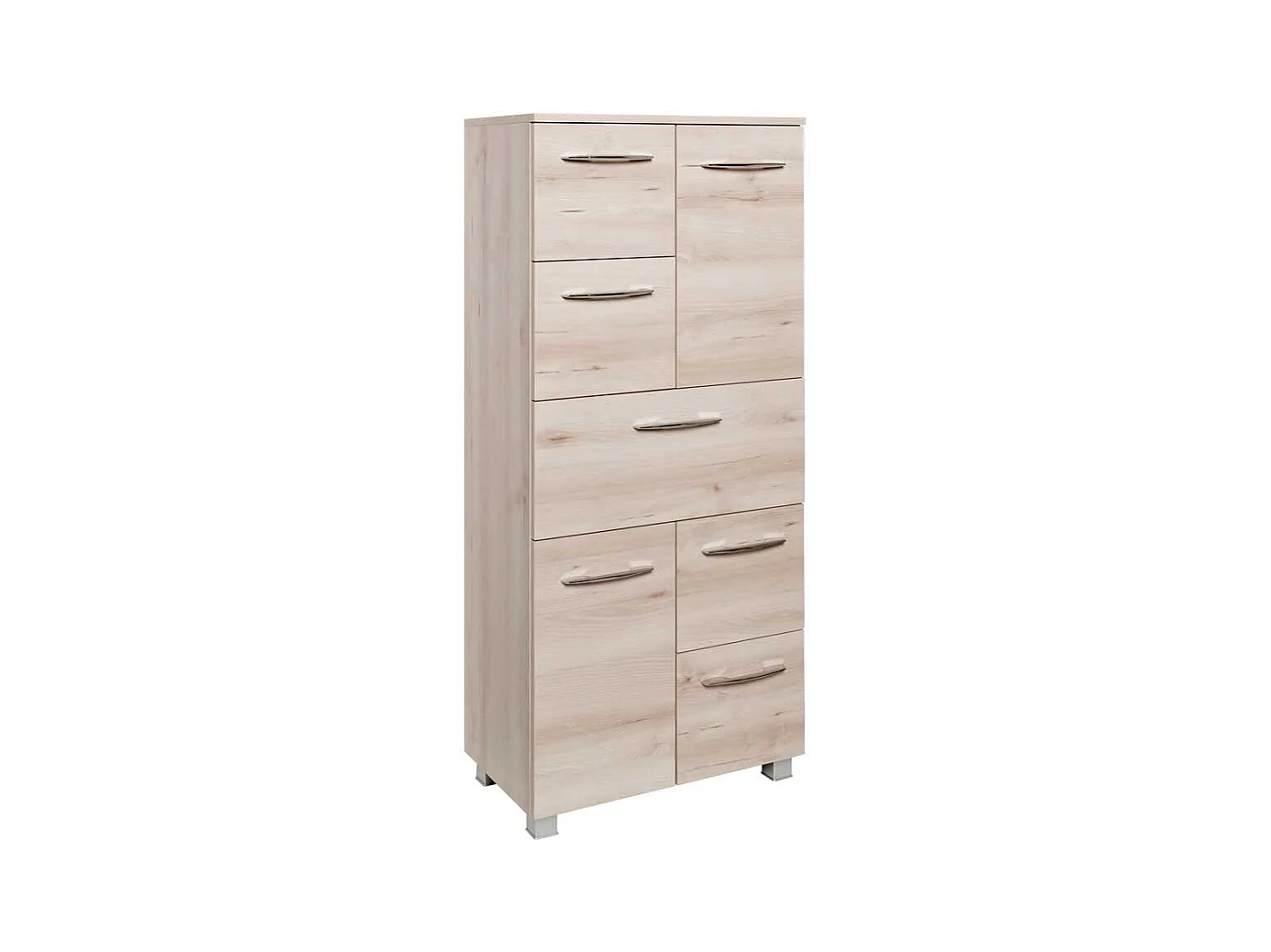 Badezimmer Hochschrank in Buche 60 cm