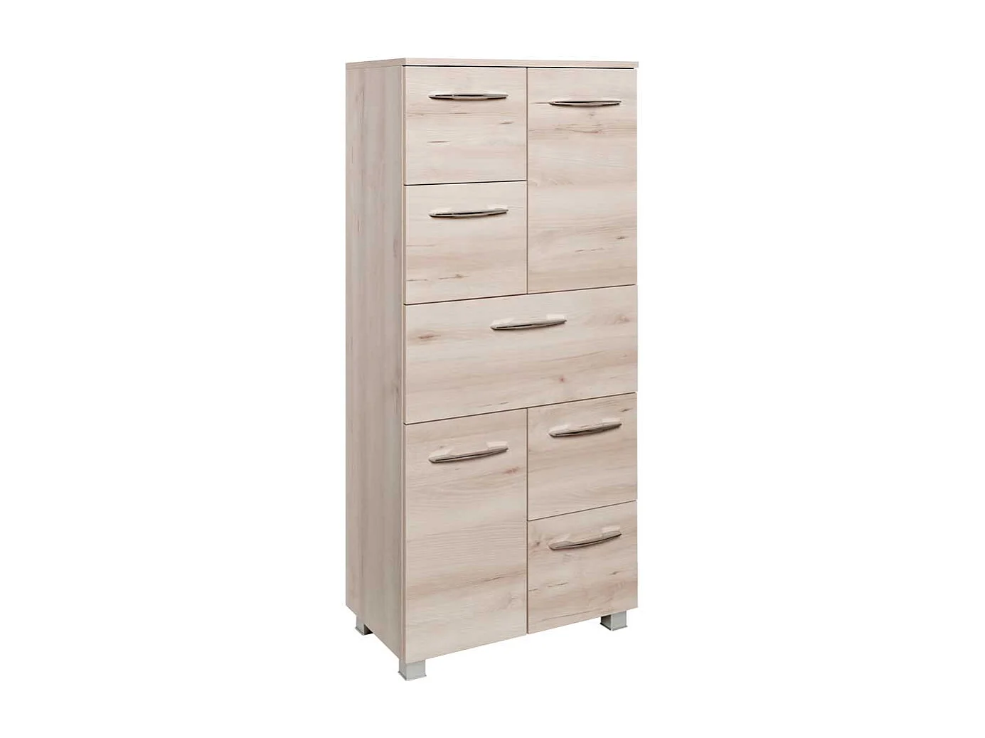 Badezimmer Hochschrank in Buche 60 cm