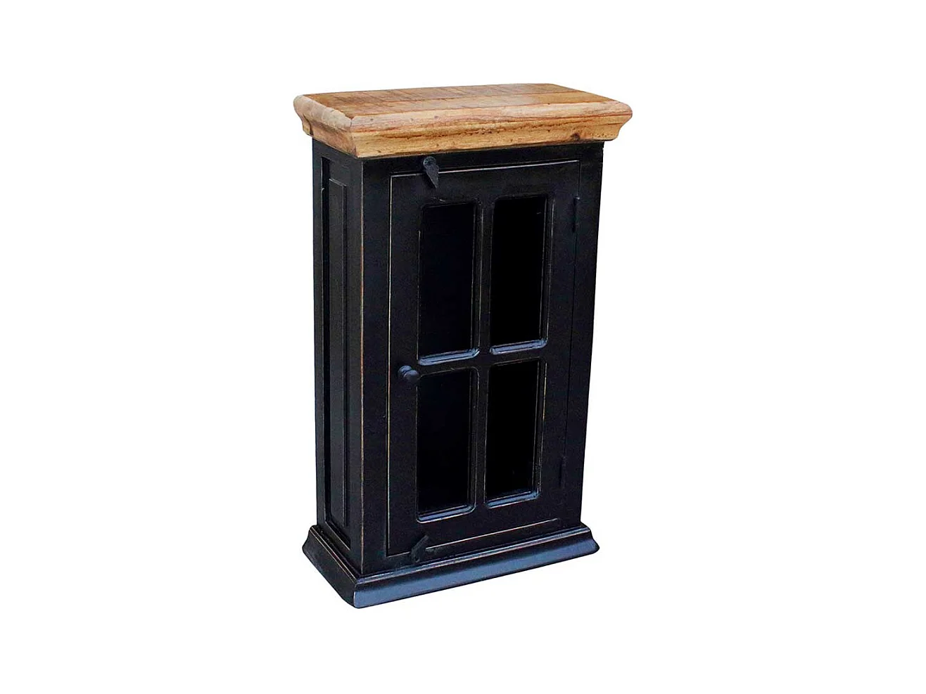 Hängeschrank in Schwarz 1 türig