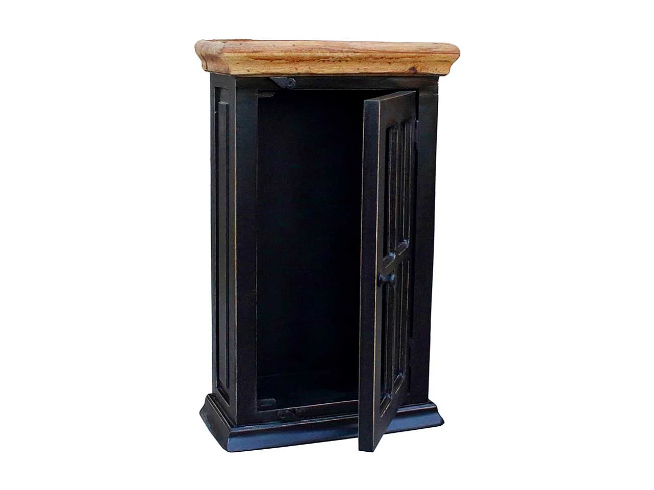 Hängeschrank in Schwarz 1 türig