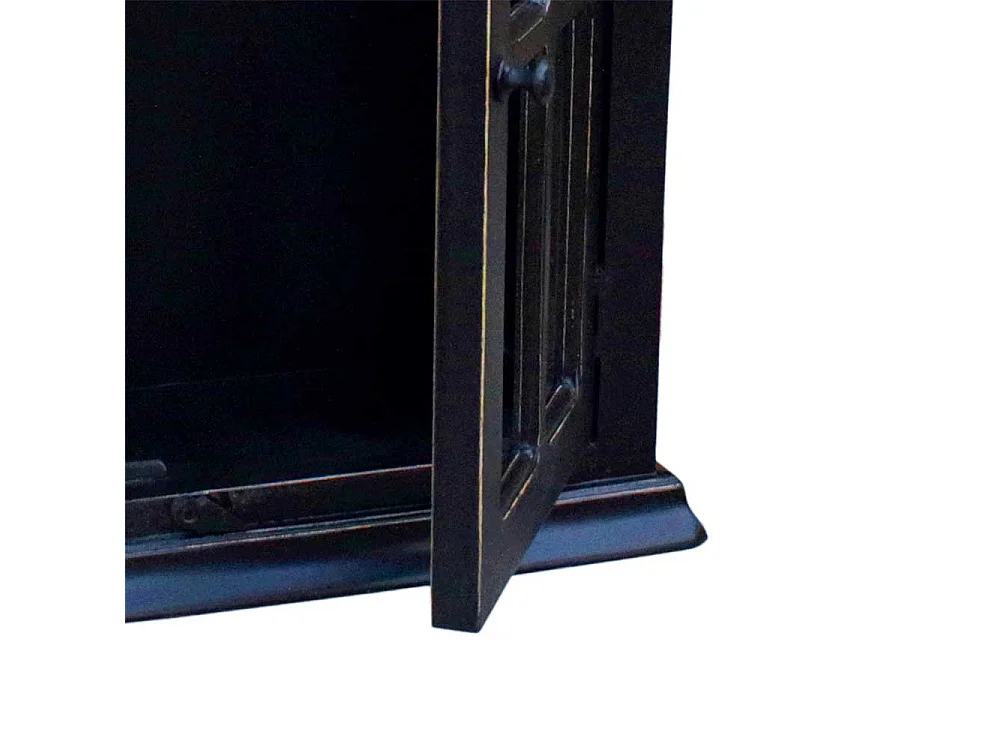 Hängeschrank in Schwarz 1 türig