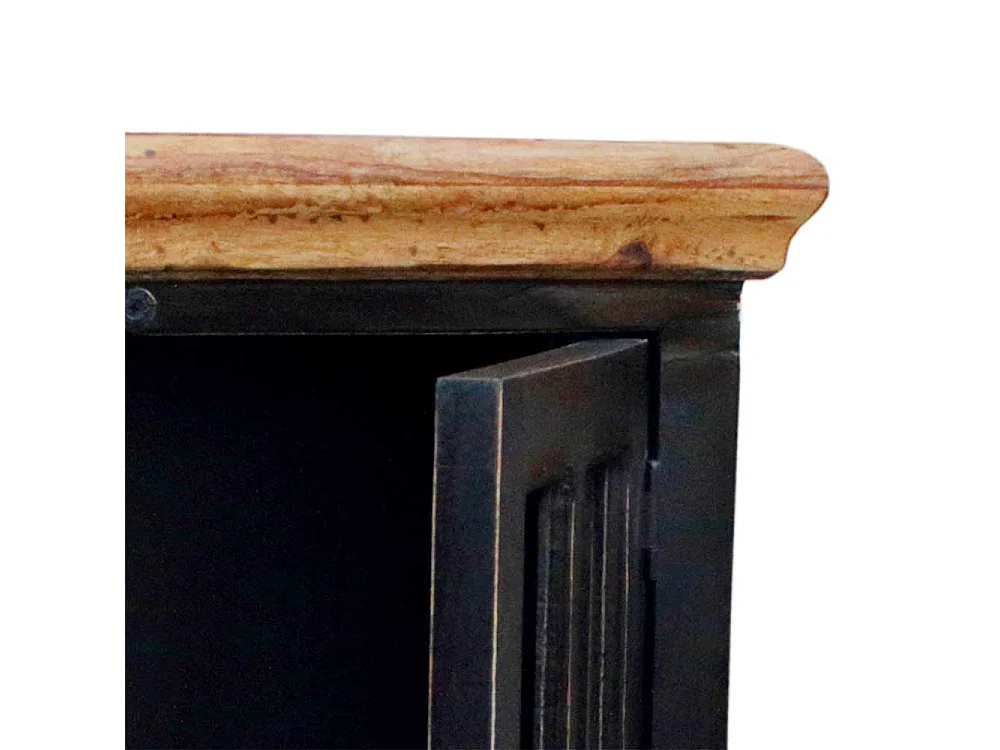 Hängeschrank in Schwarz 1 türig