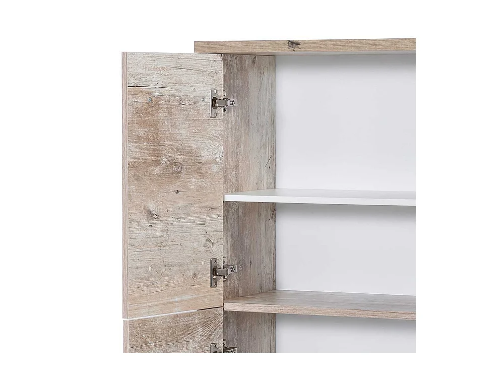 Bad Highboard in Eiche Grau Nachbildung Industry Style
