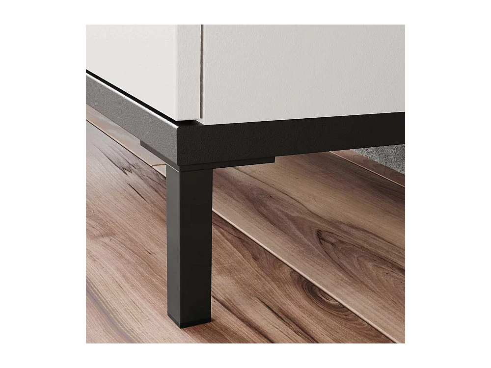 Midischrank Badezimmer 125 cm hoch einer Schublade