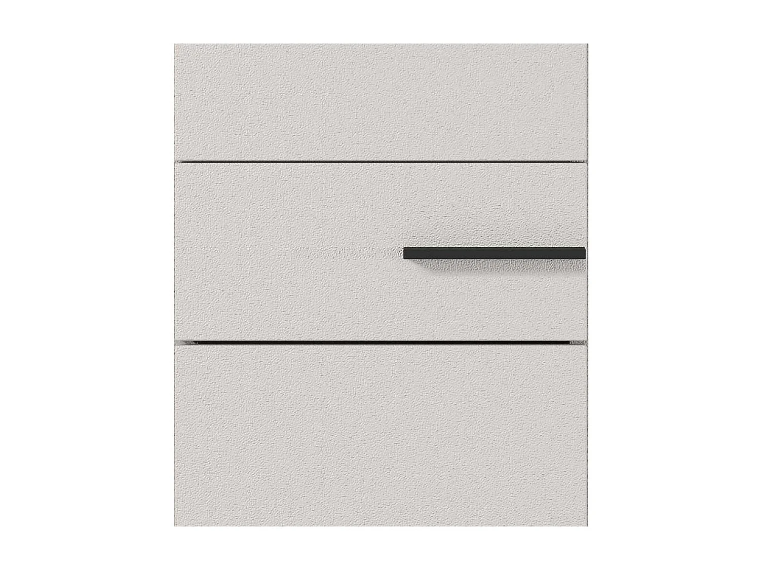 Midischrank Badezimmer 125 cm hoch einer Schublade