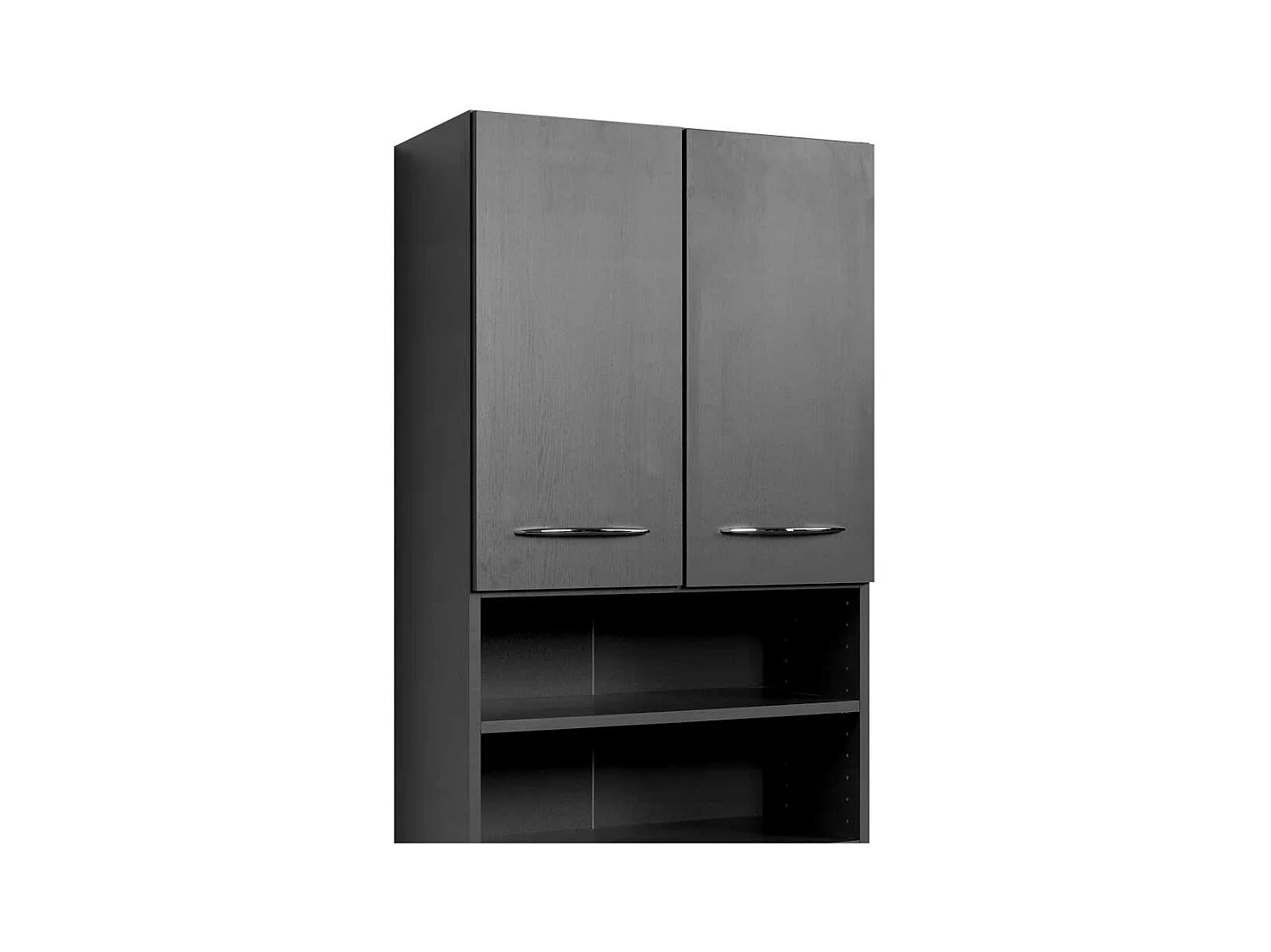 Badezimmer Hochschrank in Grau 60 cm breit