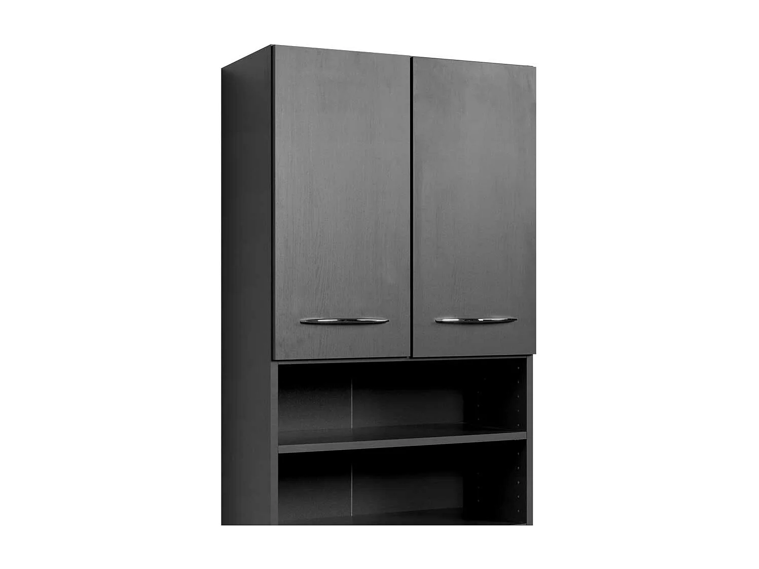 Badezimmer Hochschrank in Grau 60 cm breit