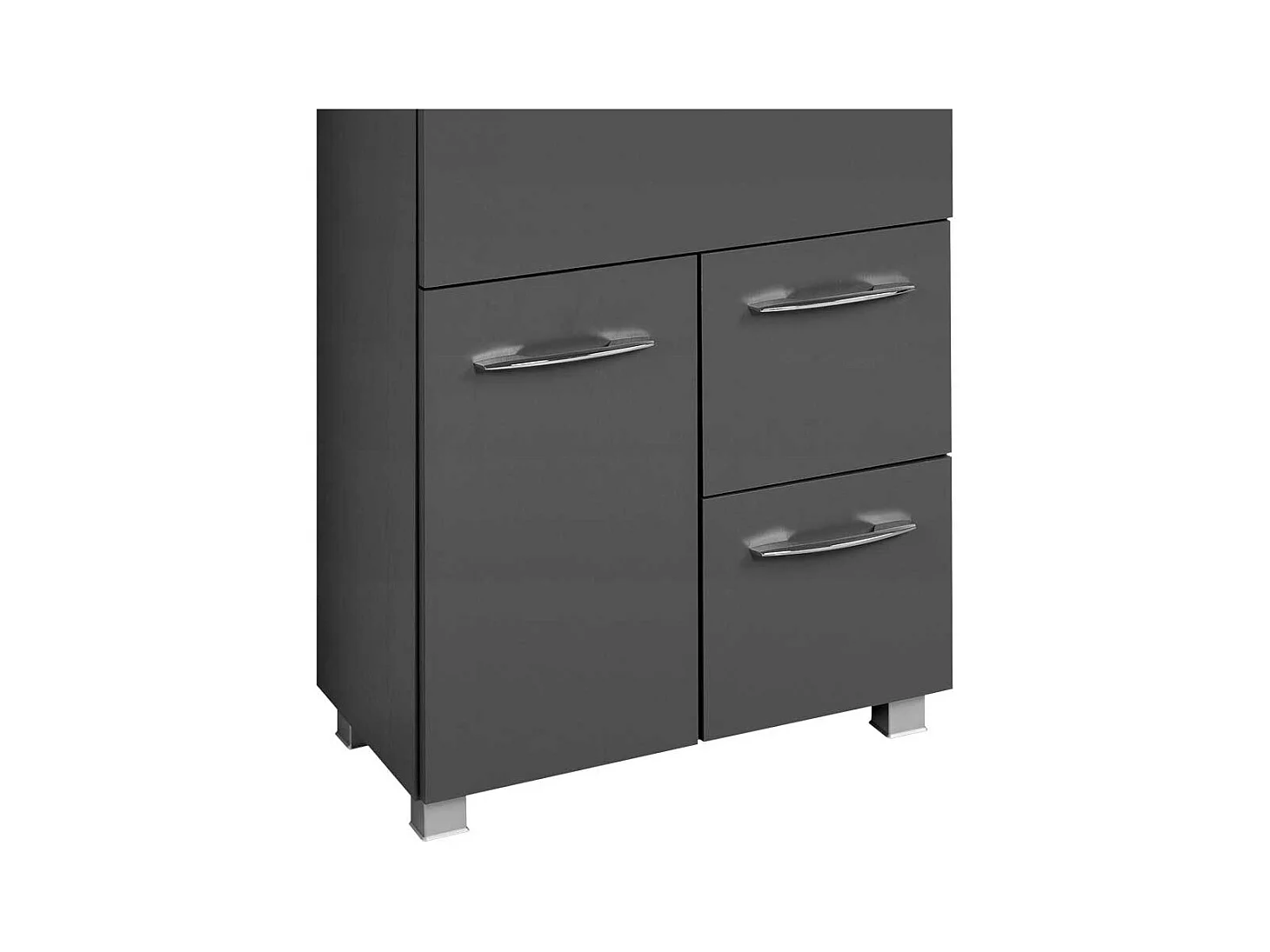 Midischrank in Grau 60 cm breit