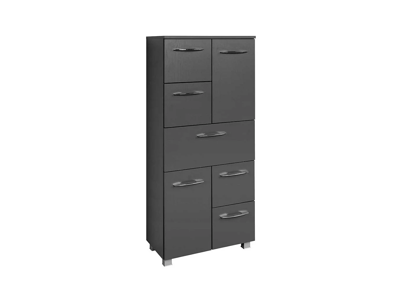 Midischrank in Grau 60 cm breit