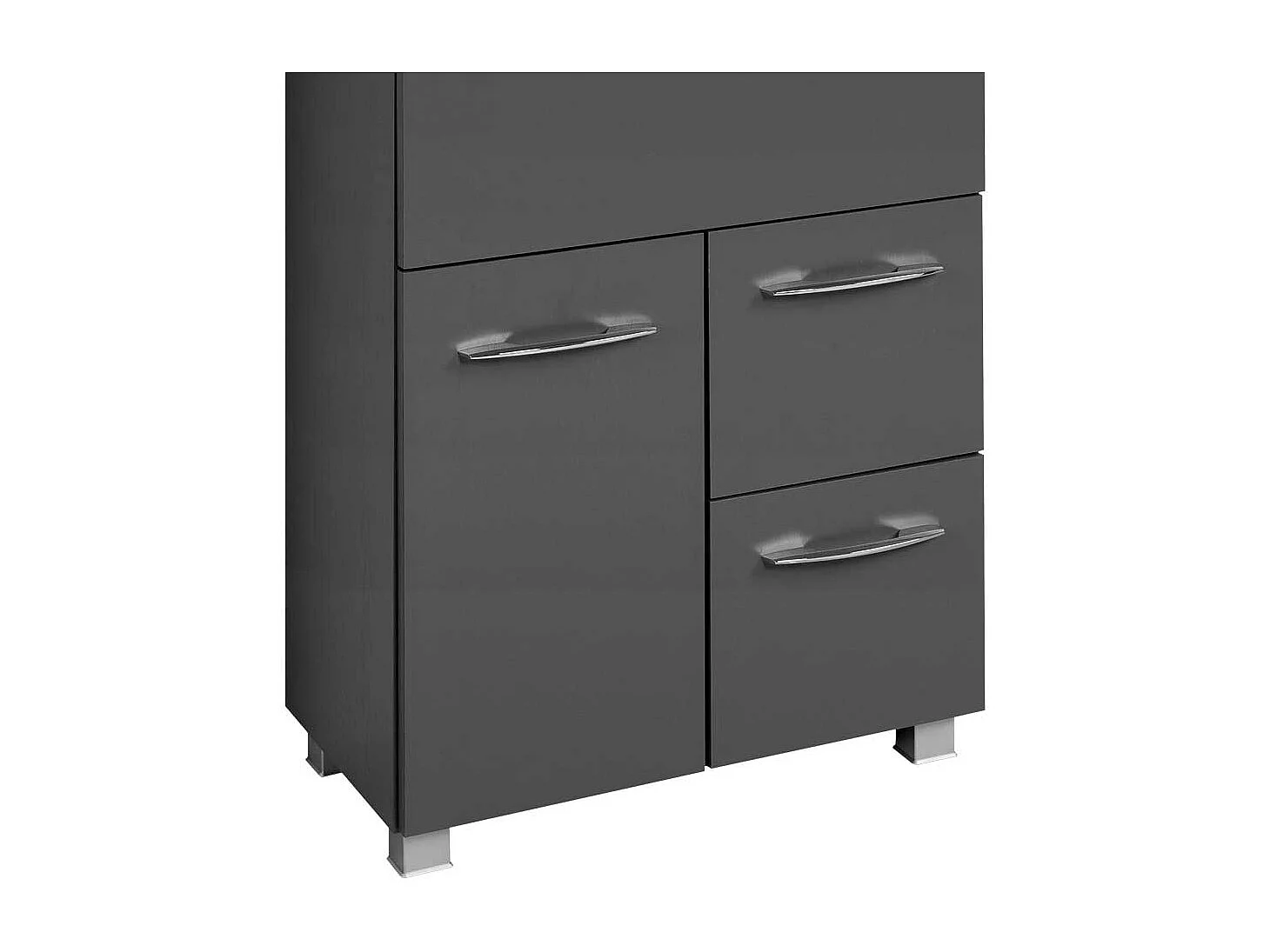 Midischrank in Grau 60 cm breit