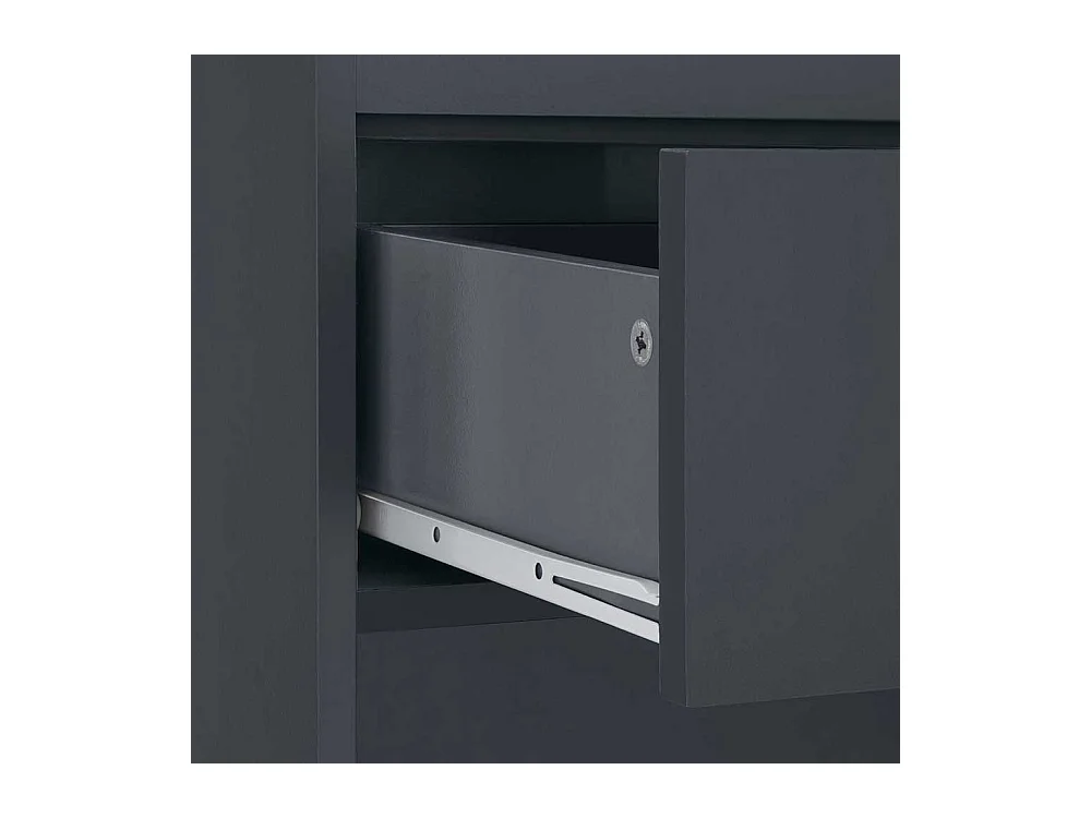 Midischrank Badschrank mit Drehtüren in Anthrazit