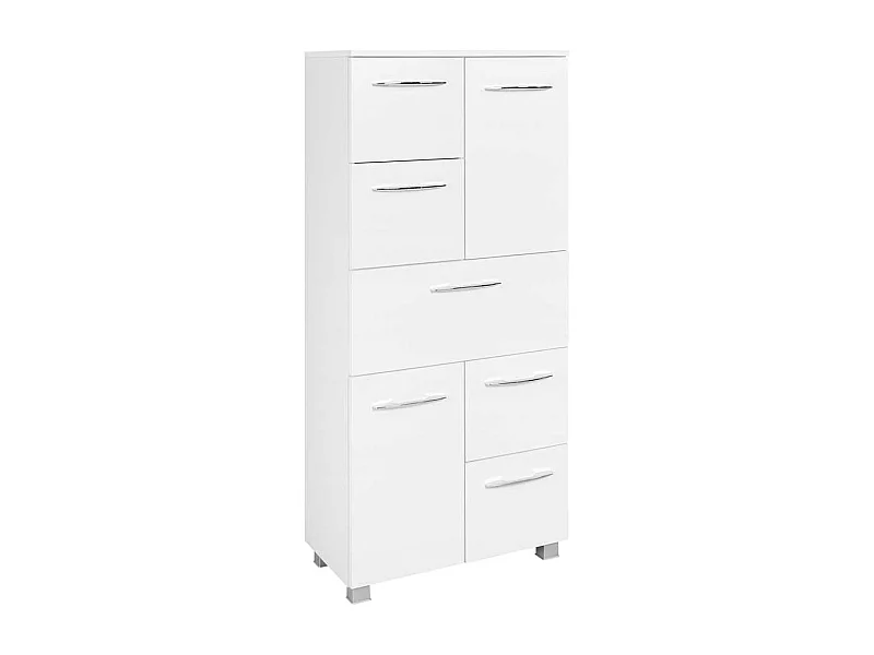 Badschrank in Weiß 60 cm breit