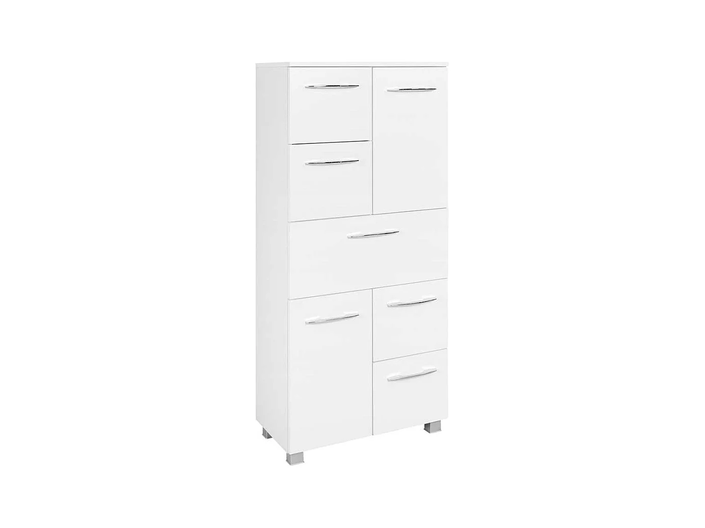 Badschrank in Weiß 60 cm breit