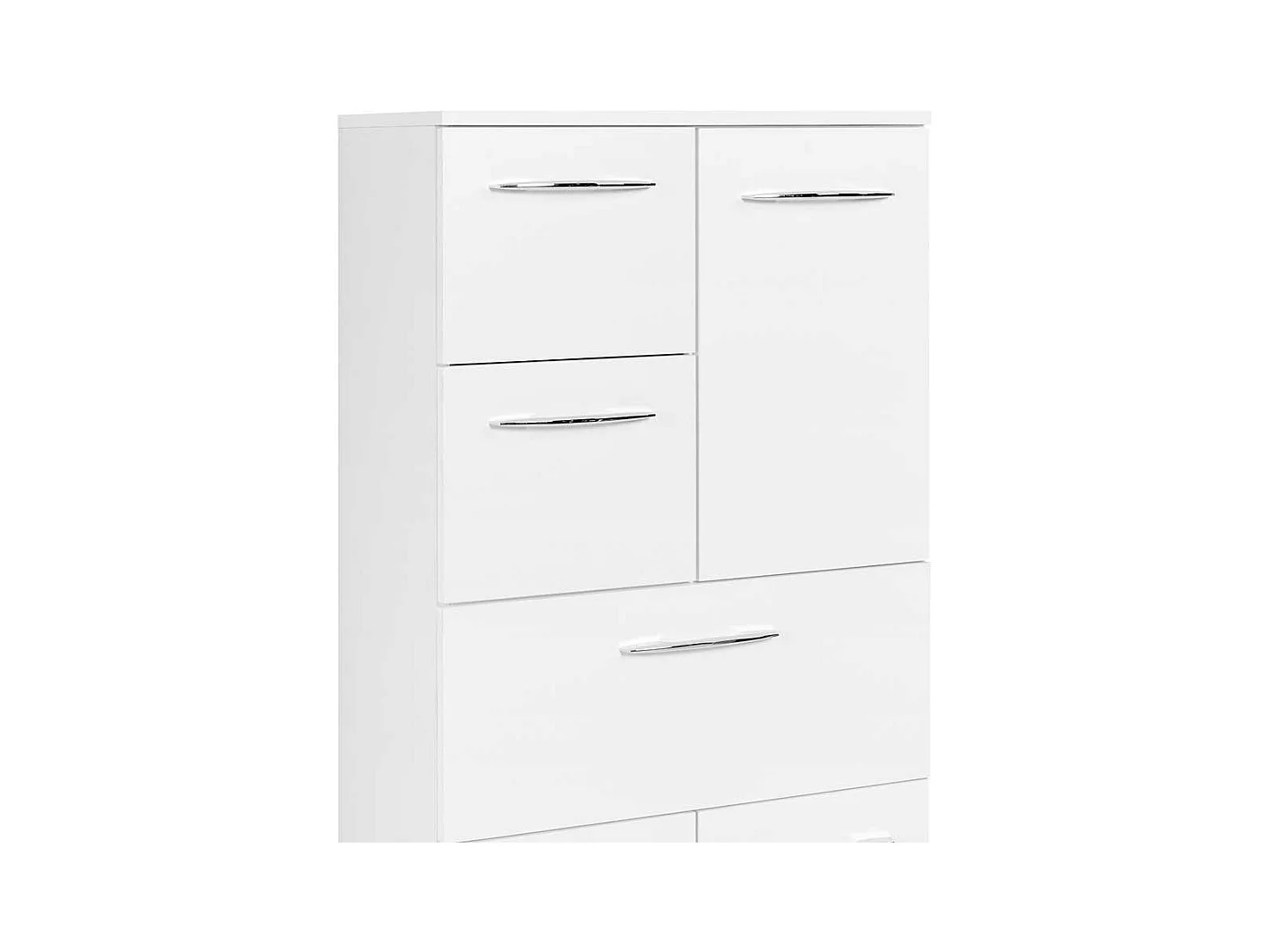 Badschrank in Weiß 60 cm breit