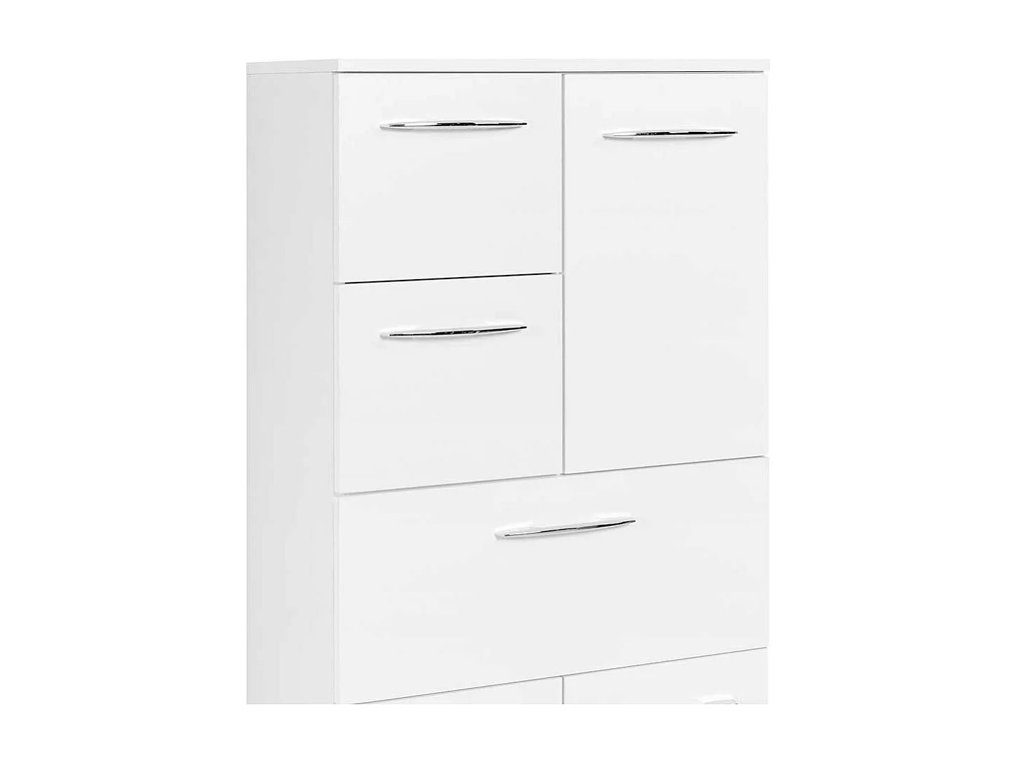 Badschrank in Weiß 60 cm breit