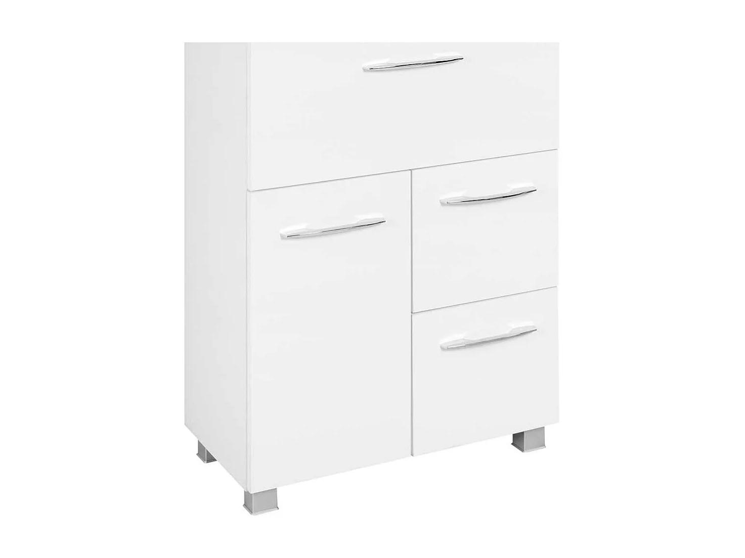 Badschrank in Weiß 60 cm breit