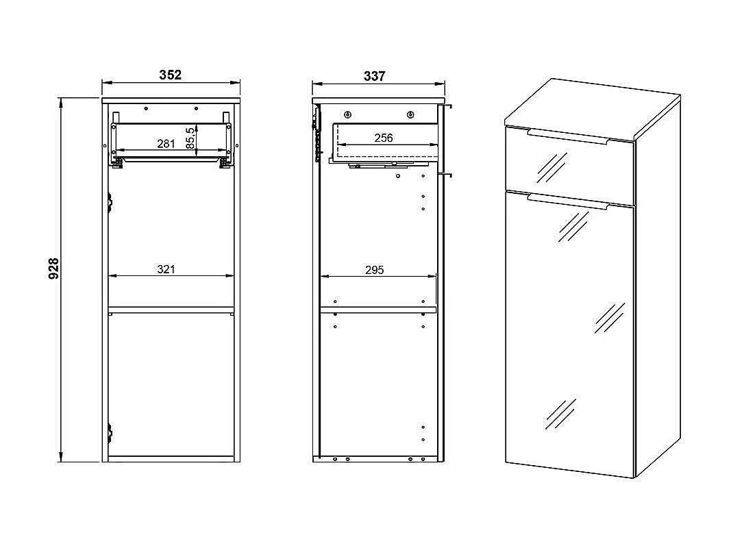 Badezimmerhaengeschrank Made in Germany modernem Design