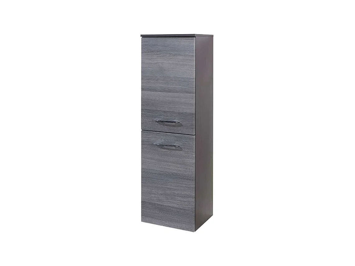 Badschrank in Eiche Rauchsilber modern