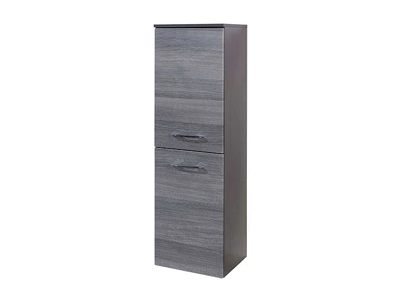 Badschrank in Eiche Rauchsilber modern
