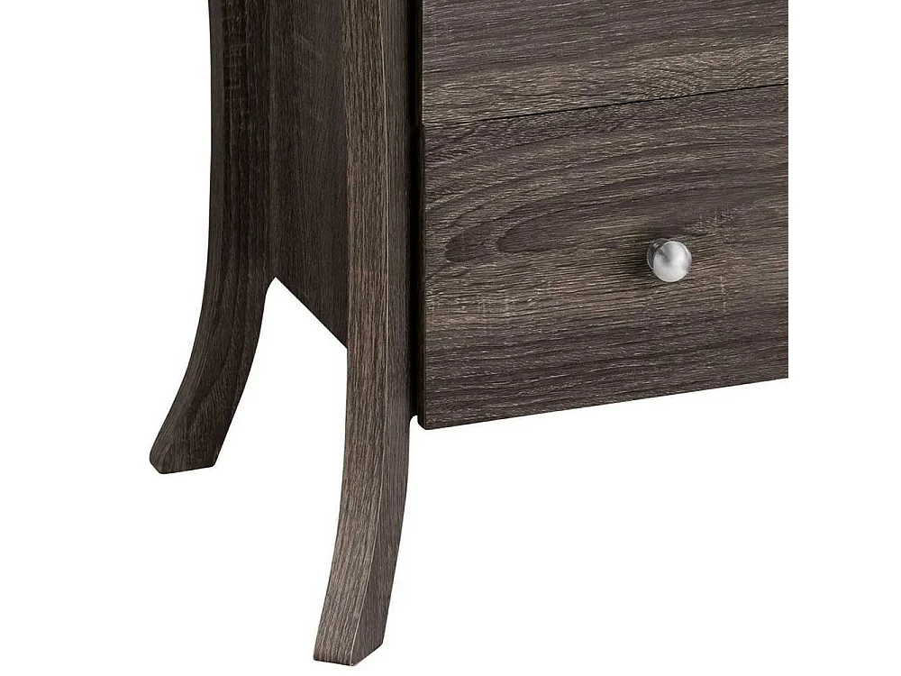 Badezimmer Schubladenkommode in Eiche Grau Barockstil