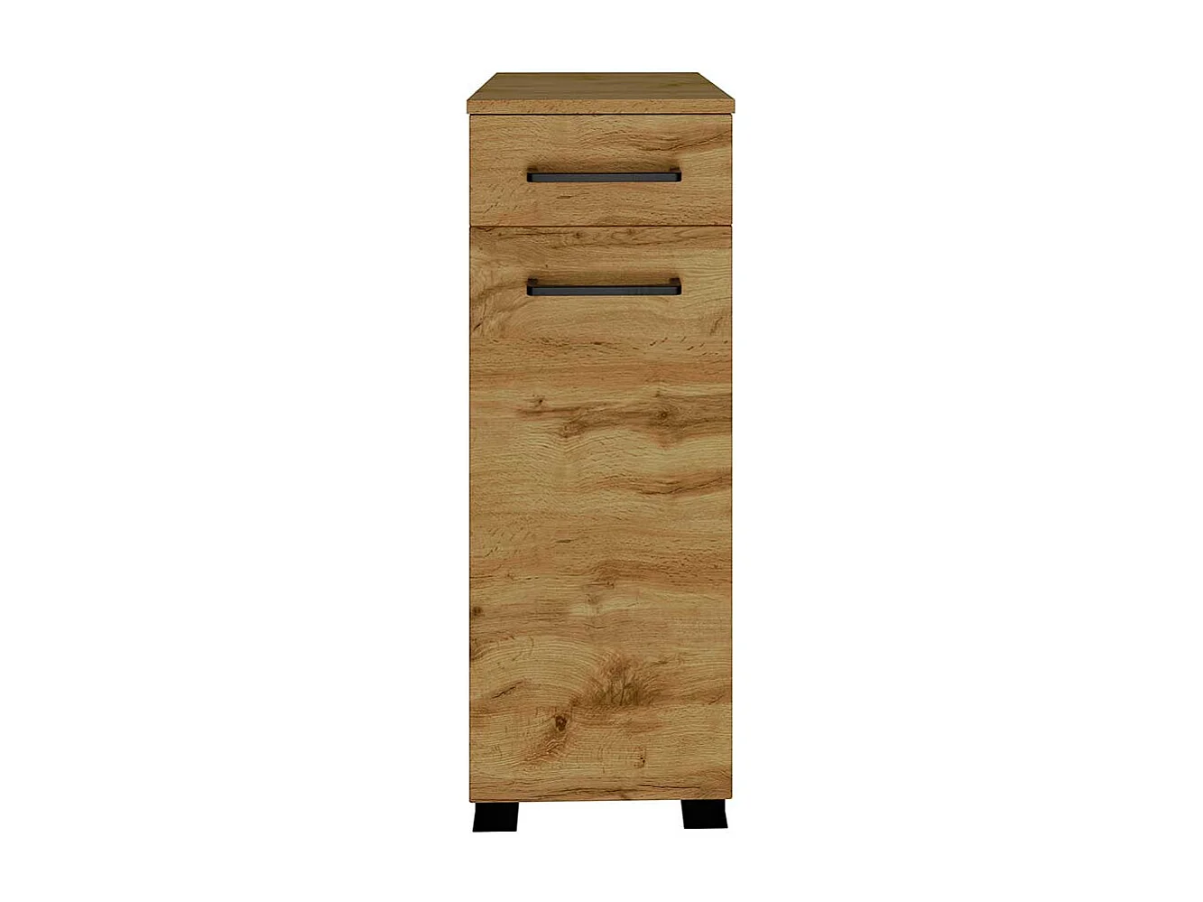 Bad Unterschrank schmal hängend oder stehend Wildeichefarben