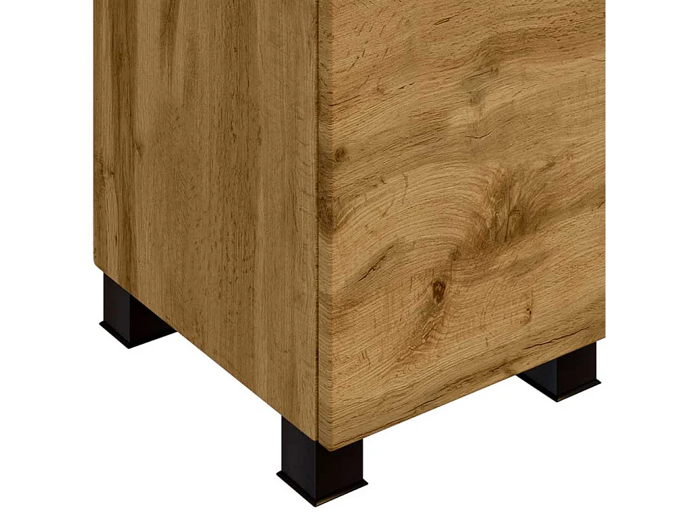 Bad Unterschrank schmal hängend oder stehend Wildeichefarben