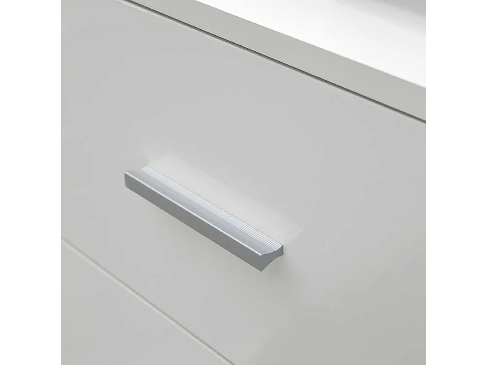 Beistellschrank Bad weiss mit drei Schubladen und Tür 60 cm breit