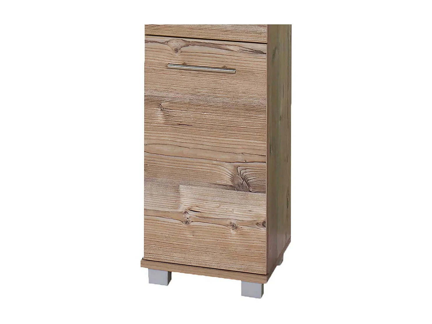 Bad Seitenschrank im Dekor Fichte Grau modern