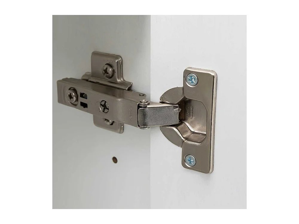 Bad Beistellschrank in Weiß 40 cm breit