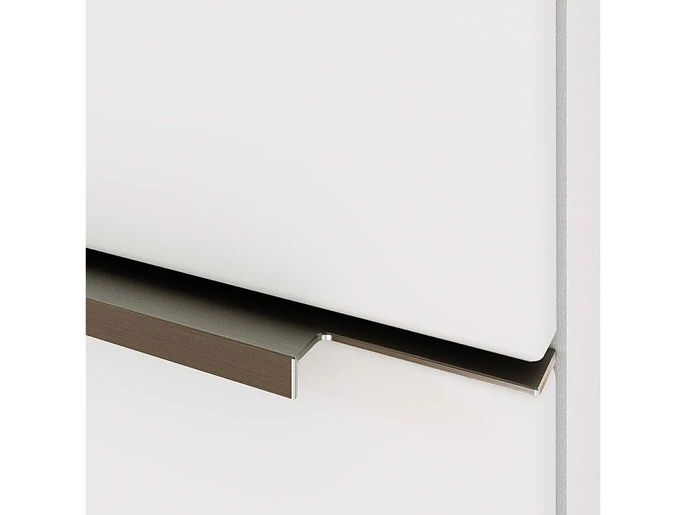 Bad Beistellschrank in Weiß 40 cm breit