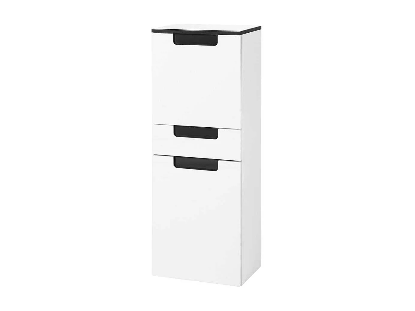 Badschrank aus MDF Anthrazit