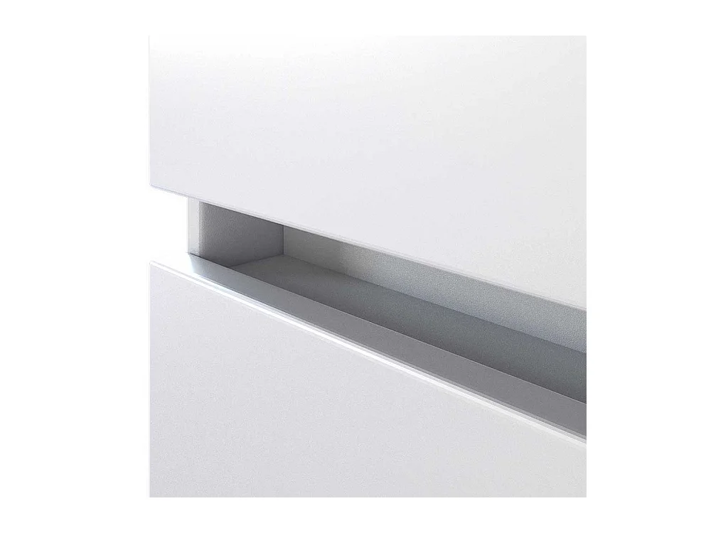 Design Bad Hochschrank in Weiß und Wildeiche Optik 40 cm breit