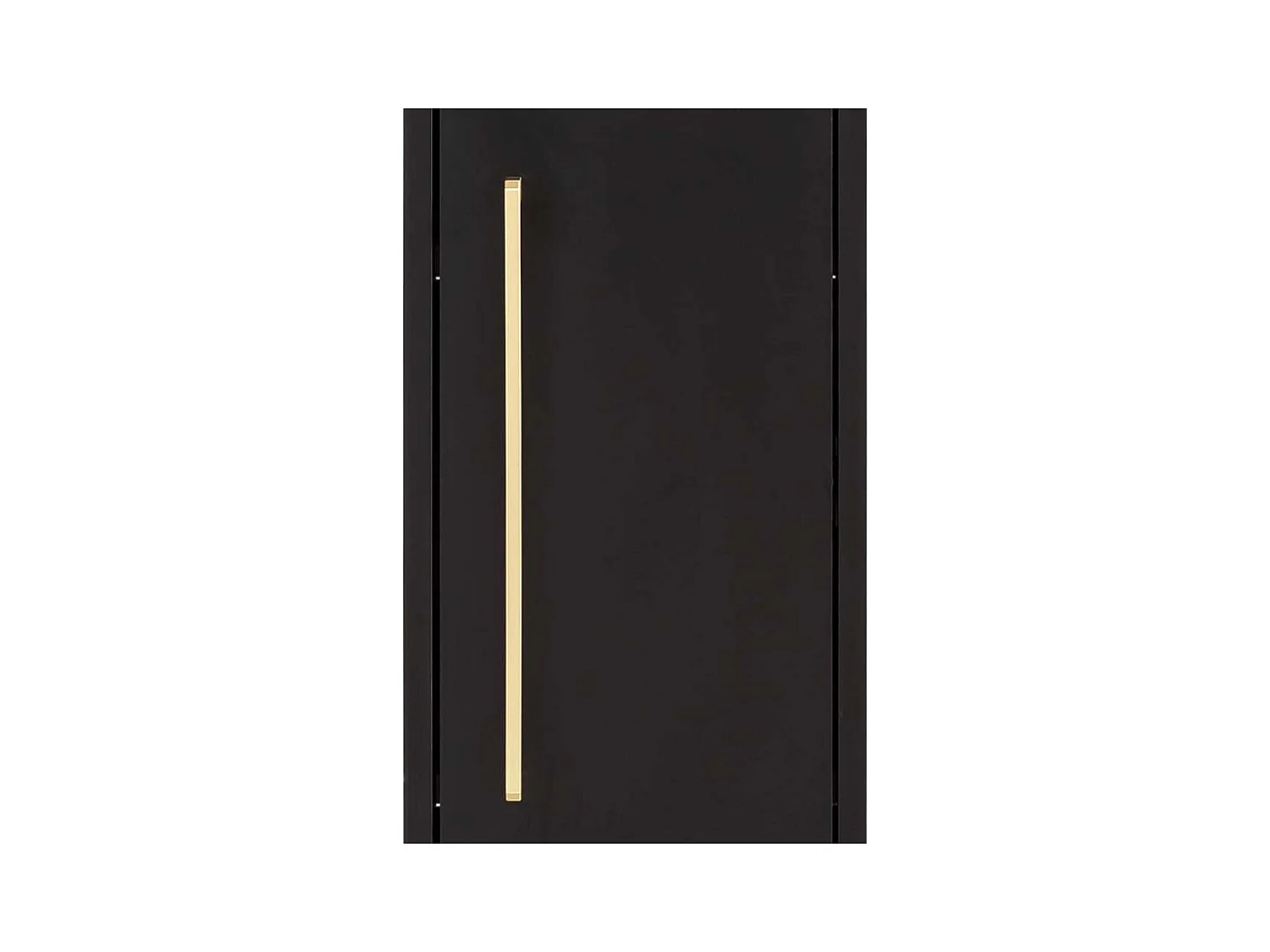 Badseitenschrank in Schwarz und Goldfarben Made in Germany