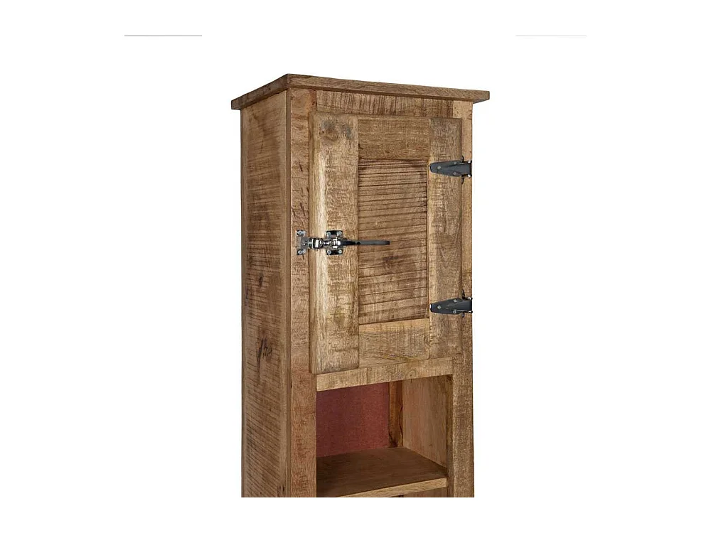 Badschrank im Shabby Chic Stil Mangobaum Massivholz