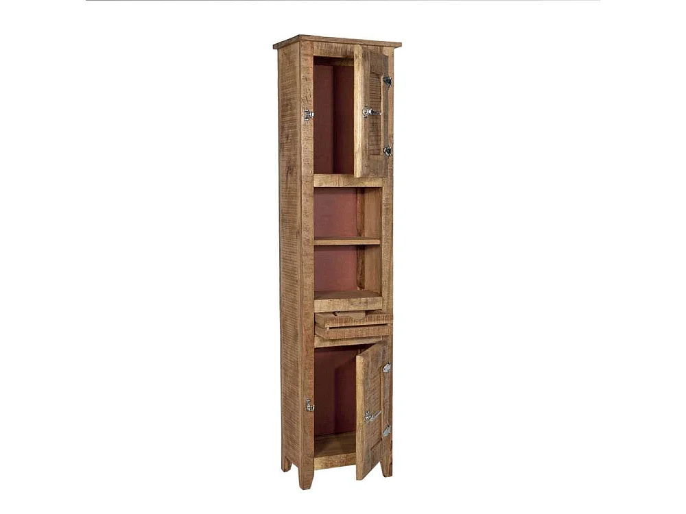 Badschrank im Shabby Chic Stil Mangobaum Massivholz