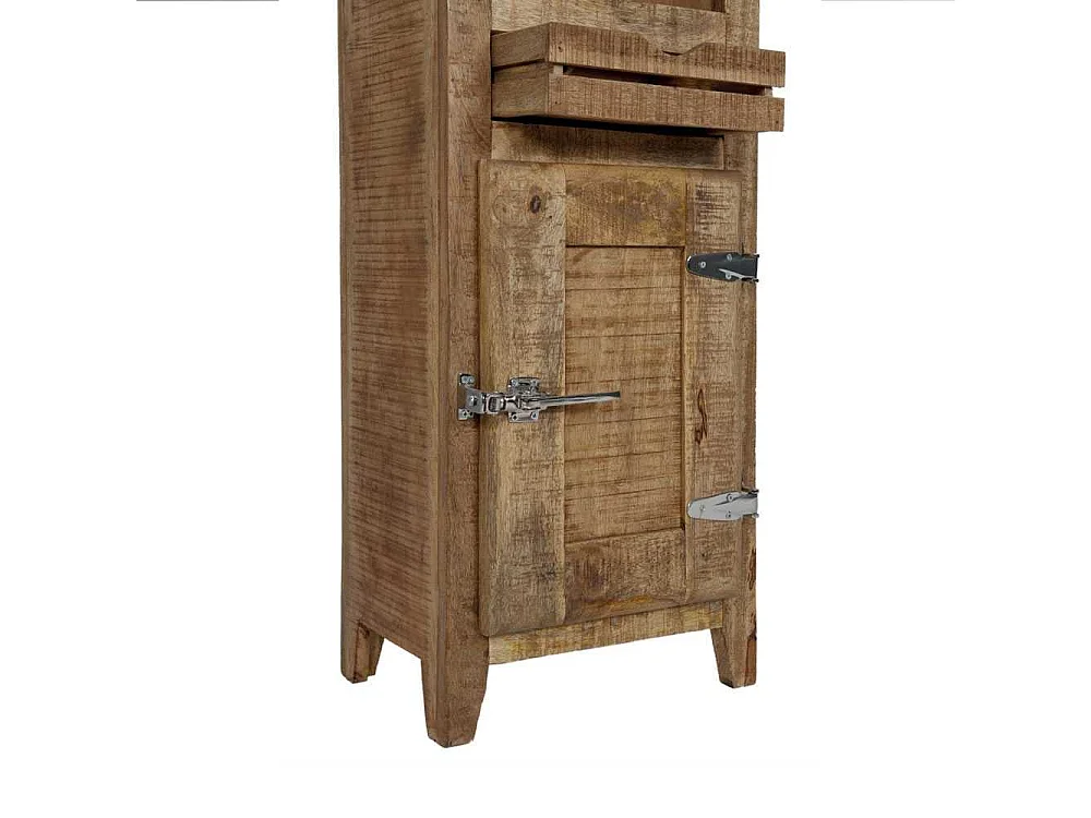 Badschrank im Shabby Chic Stil Mangobaum Massivholz
