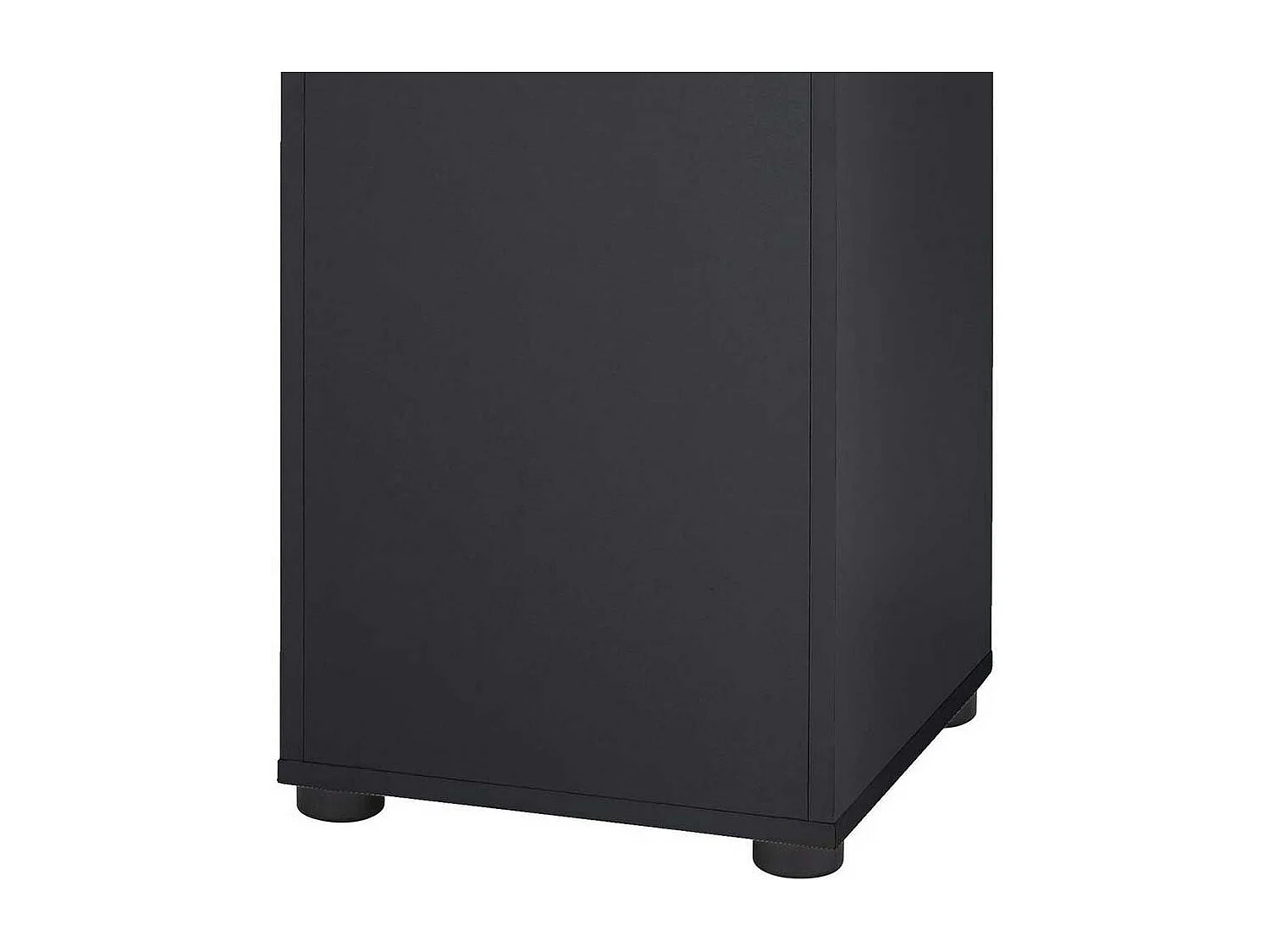 Badezimmer Schrank Badschrank mit Drehtür in Anthrazit