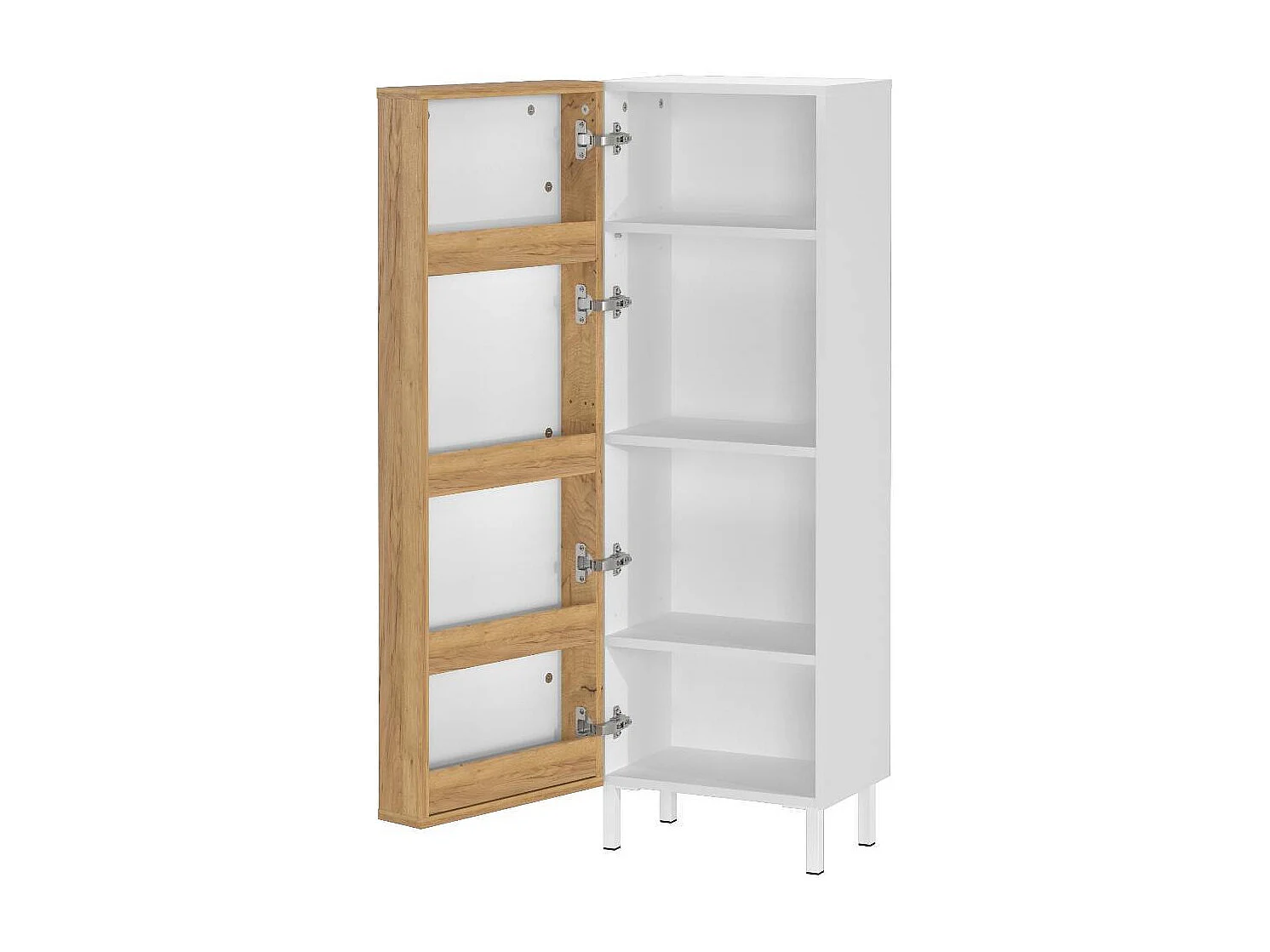 Hochschrank Badhochschrank 39 cm breit 120 cm hoch