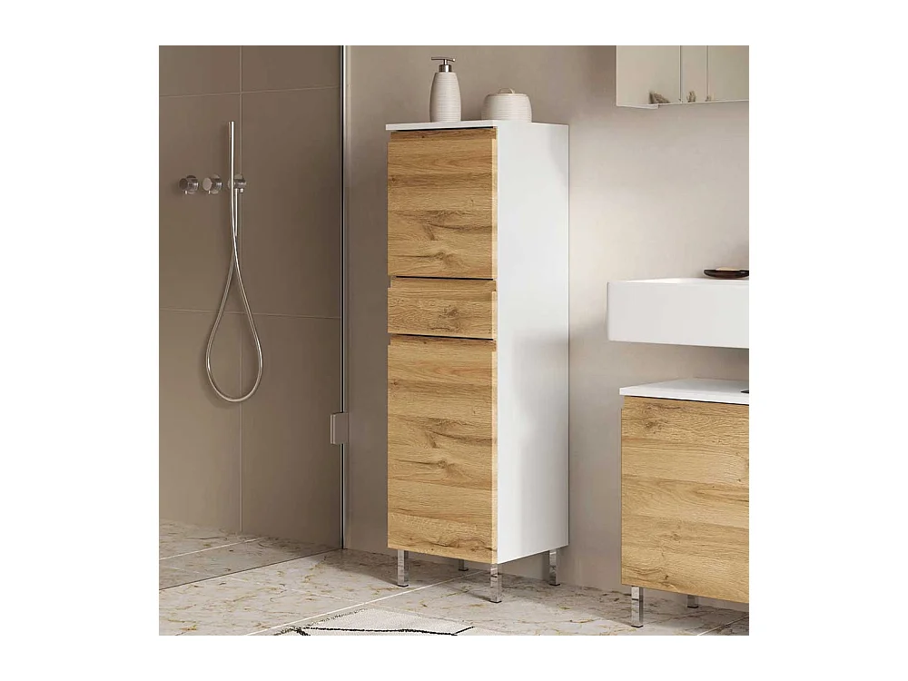 Moderner Badezimmer Midischrank Made in Germany 120 cm hoch